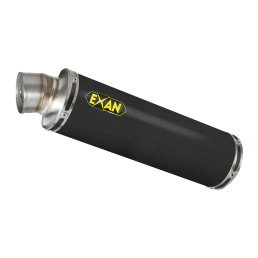 scarico exan exhaust modello X-GP Inox nero