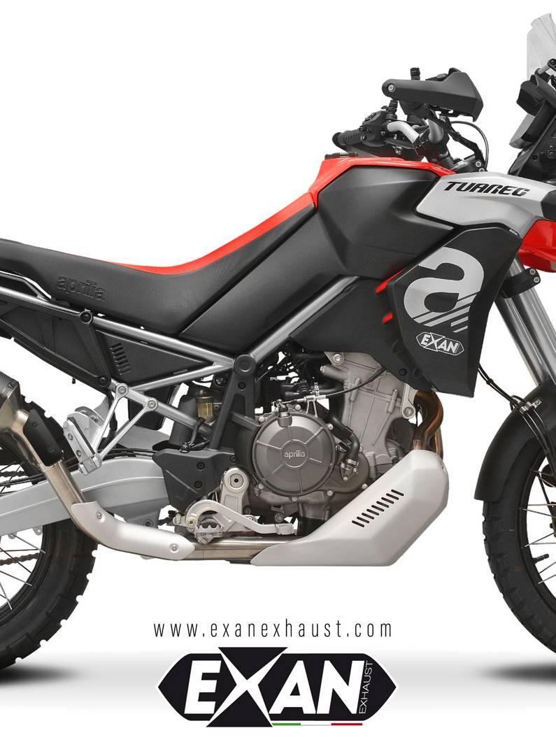 Silencer for Aprilia Tuareg 660 - A2 (2022) EURO 5 approved for use on the road, X-RALLY model