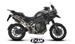 TRIUMPH TIGER 1200 PRO - RALLY - EXPLORER (2002-23)-exan-exhaust-x-rally-stainless-steel-black